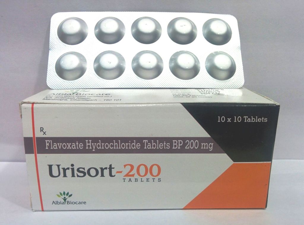 URISORT-200 TAB. | Flavoxate 200mg (Alu-Alu)
